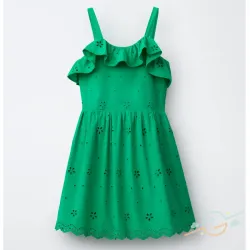 Vestido verde ZARA