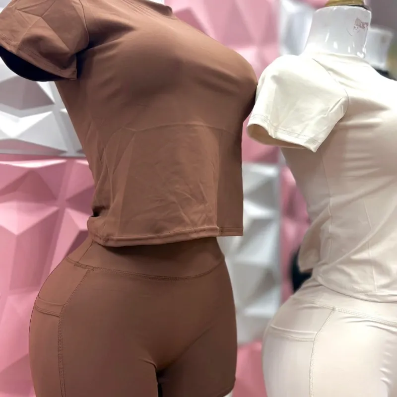 Juegos d pullover con licra d mujer. ( Gym)
