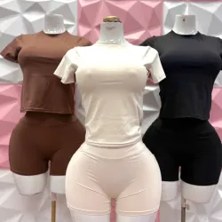 Juegos d pullover con licra d mujer. ( Gym)
