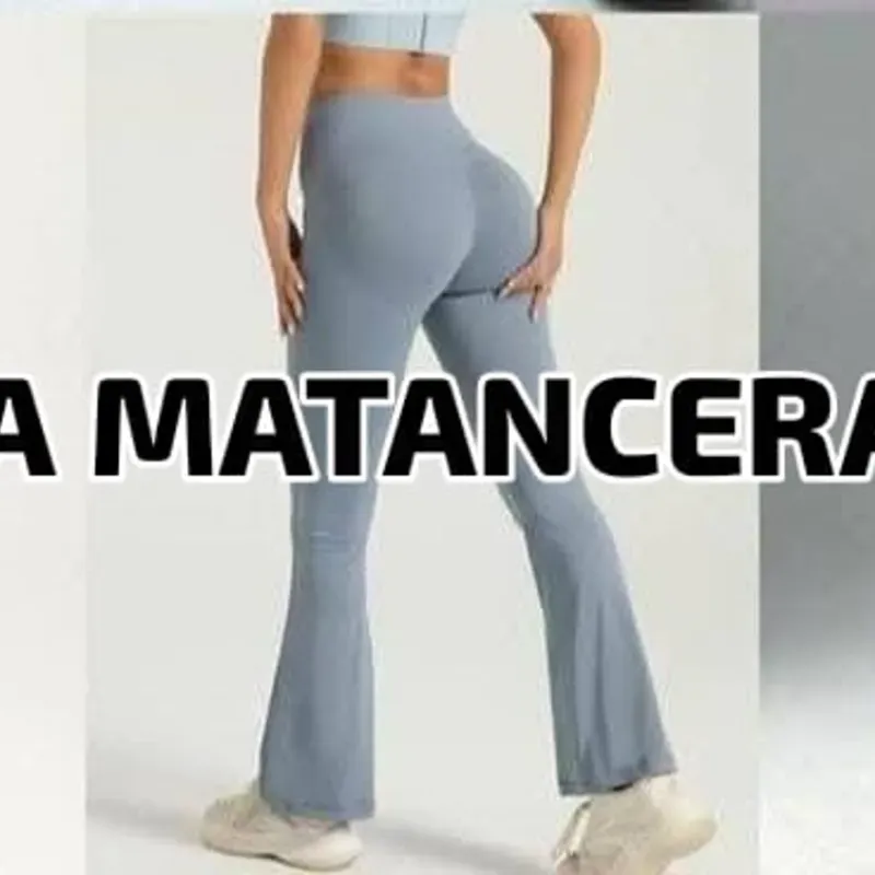 Licra campana elastizada d mujer color entero