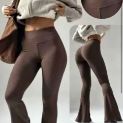 Licra campana elastizada d mujer color entero