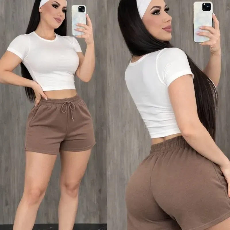 Short d mujer de felpa