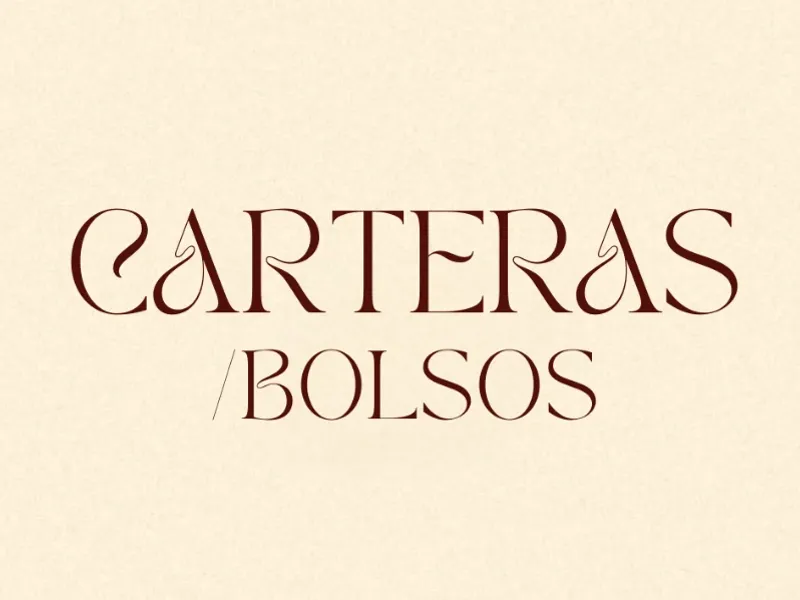 Carteras/Bolsos