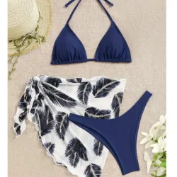 Bikini Azul con Paredo