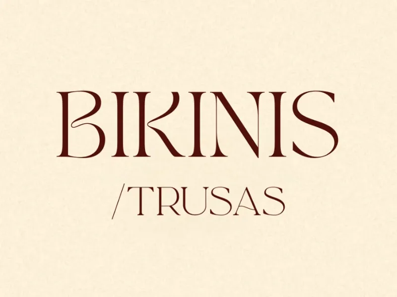 Bikinis/Trusas