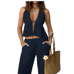 Conjunto Azul Largo
