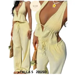Conjunto de Mujer Rayas Veraniego