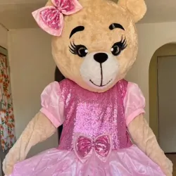 Animación osita Gema rosada