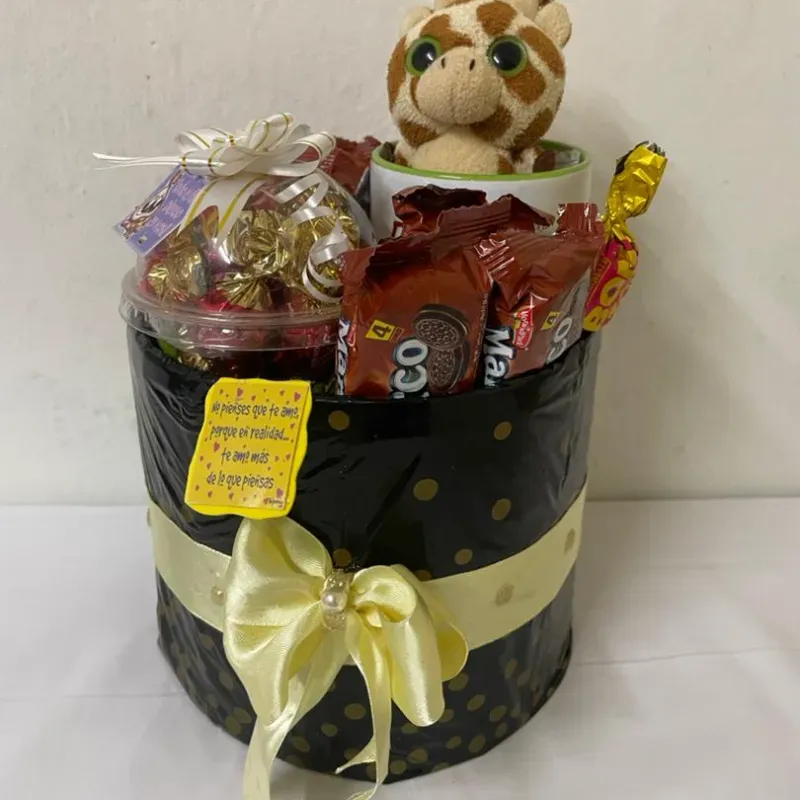 Caja de regalo con lazo