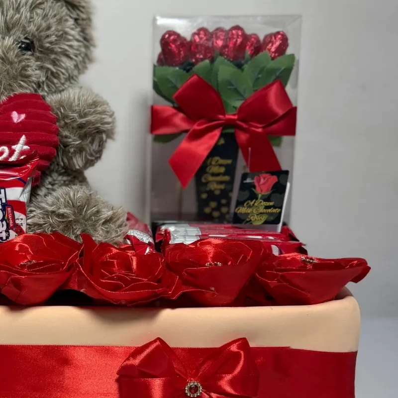 Caja de regalo con osito