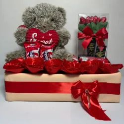 Caja de regalo con osito