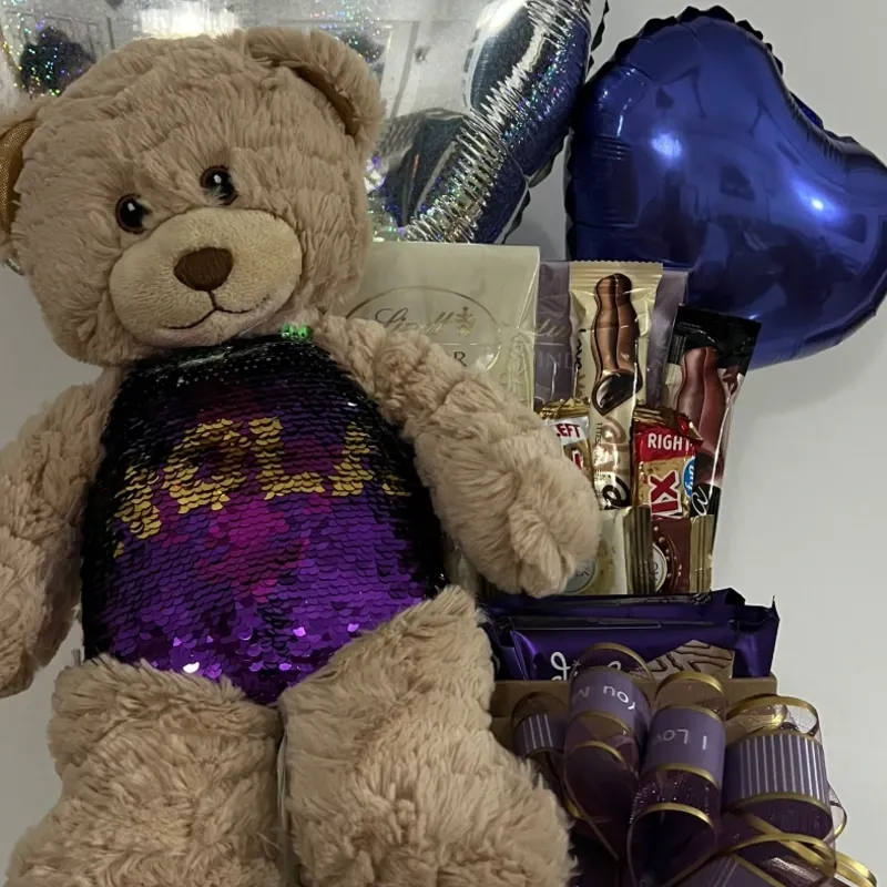 Caja de regalo con peluche #3