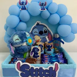 Caja de regalo con Stitch