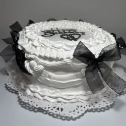 Cake blanco coquett