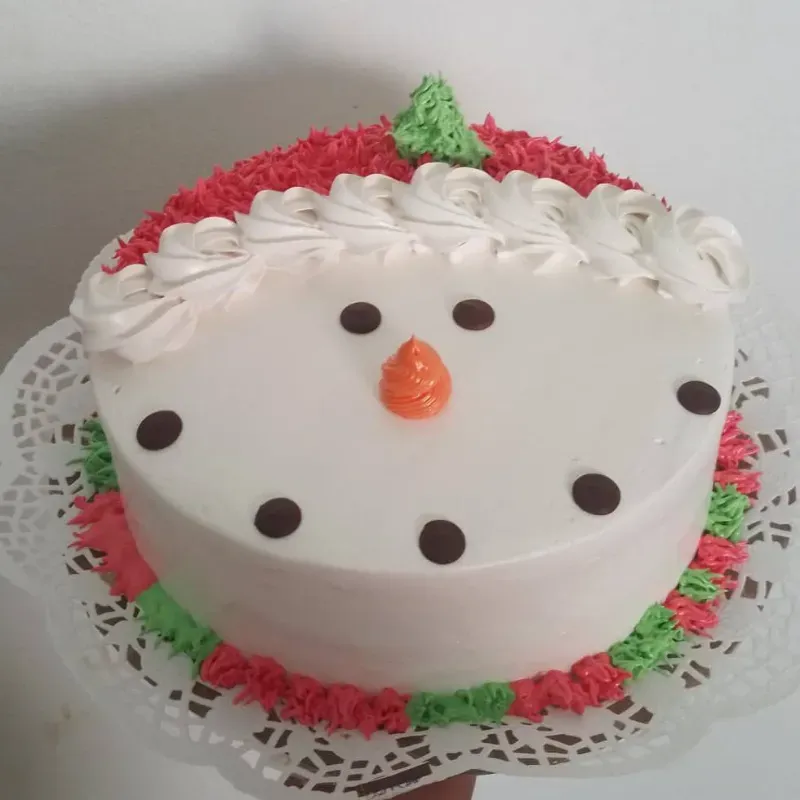 Cake capuchino navideño 