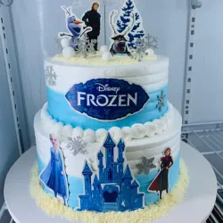 Cake con la temática de Frozen