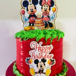 Cake con la temática de Minnie y Mickey
