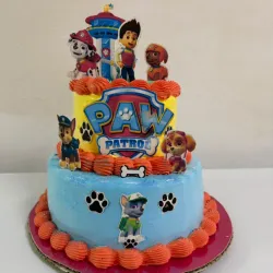 Cake con la temática de Paw Patrol