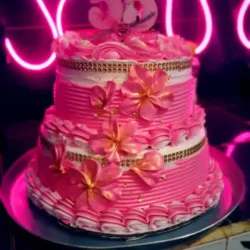 Cake de 2 pisos rosado