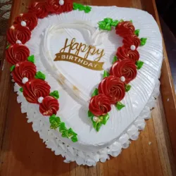 Cake de corazón