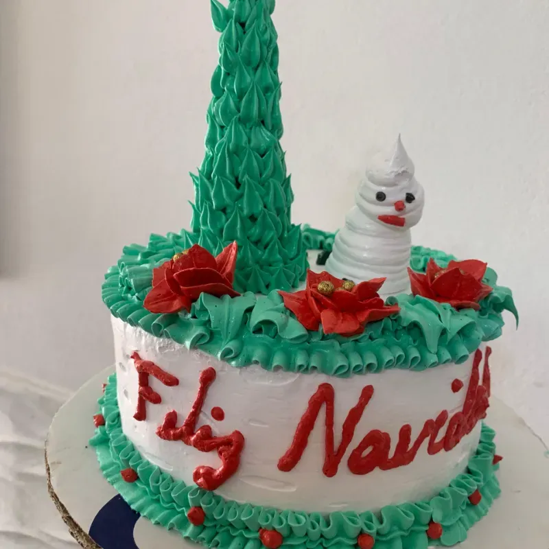 Cake navideño 