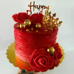 Cake rojo