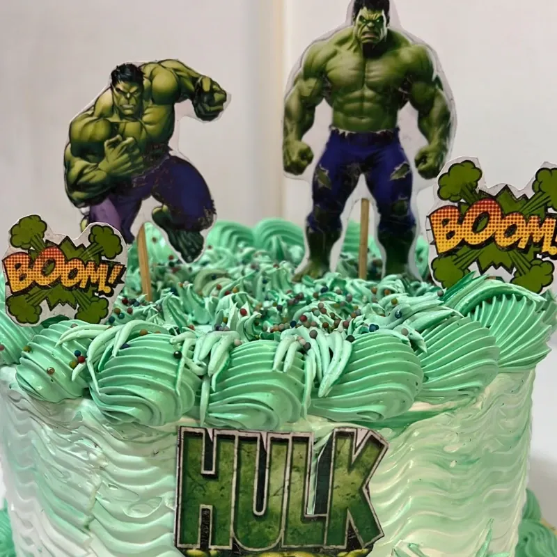 Cake temática Hulk