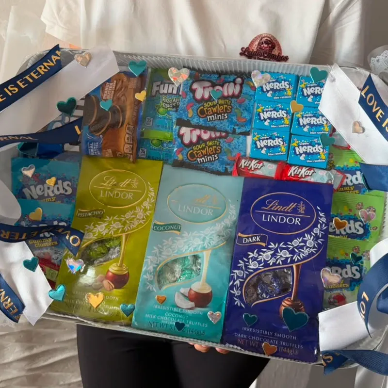 Caramelo gigante azul