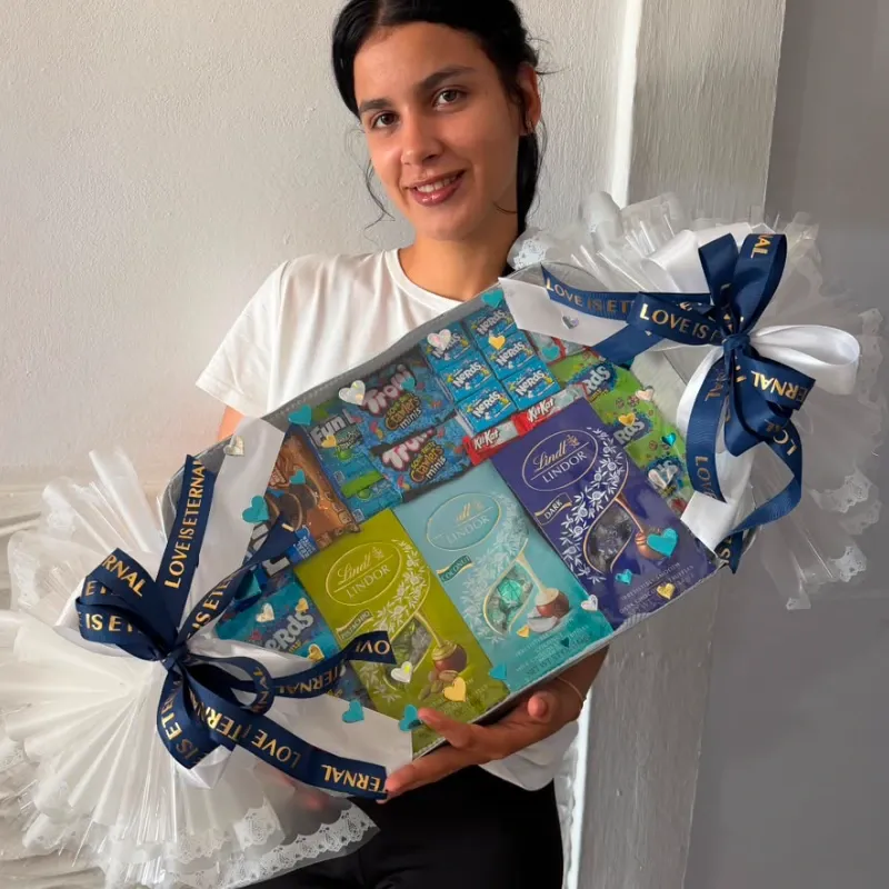 Caramelo gigante azul
