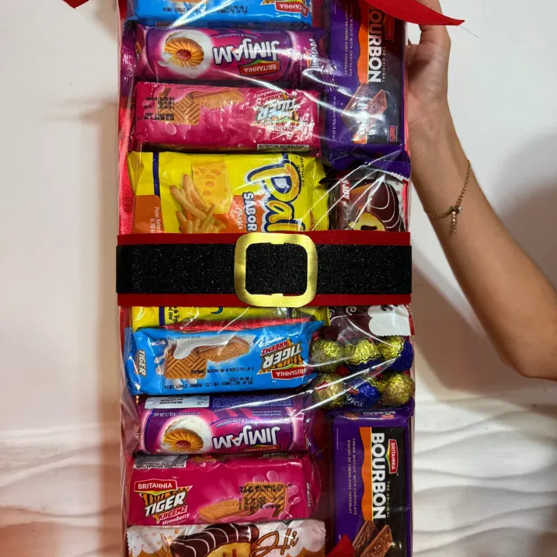 Caramelo gigante navideño