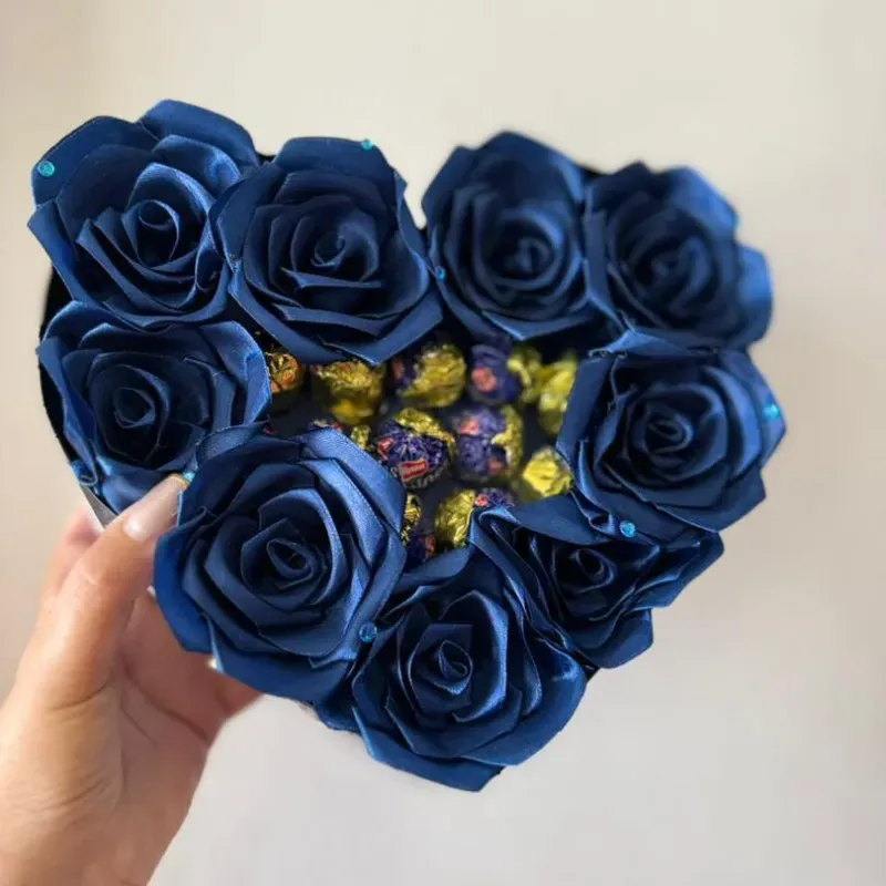 Corazón con bombones 