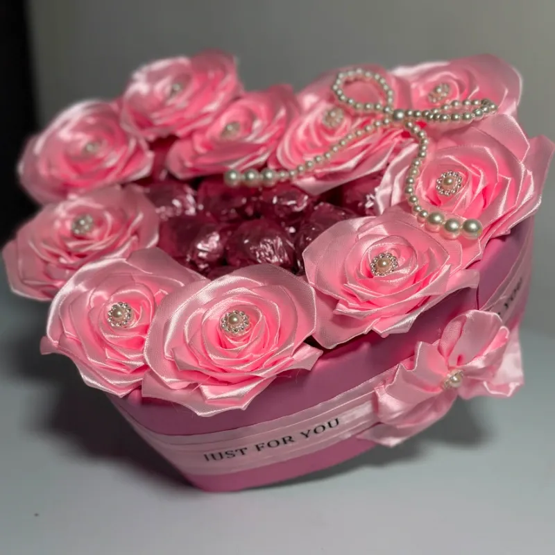 Corazón de rosas