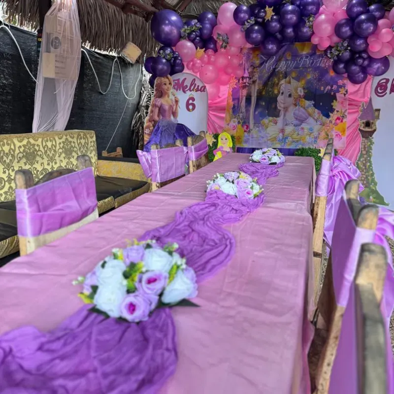 Decoración de Rapunzel