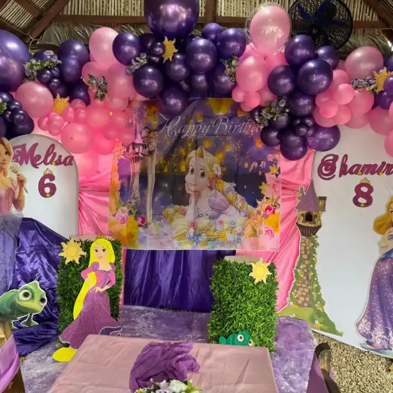 Decoración de Rapunzel