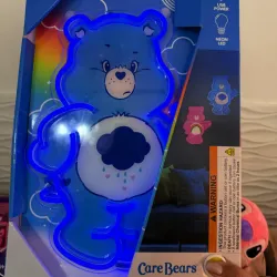 Decoración LED de Osito del Cariño en azul