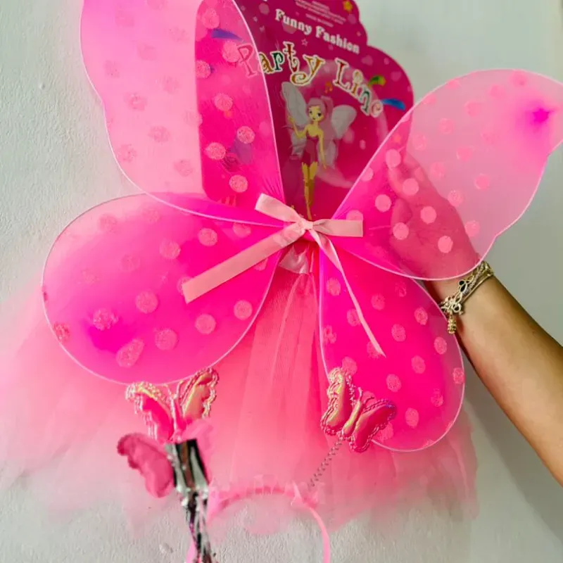 Disfraz de hada en rosa