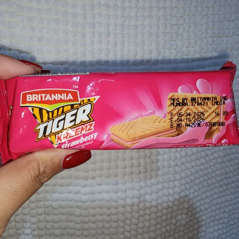 Galleta taiger de fresa 🍓 