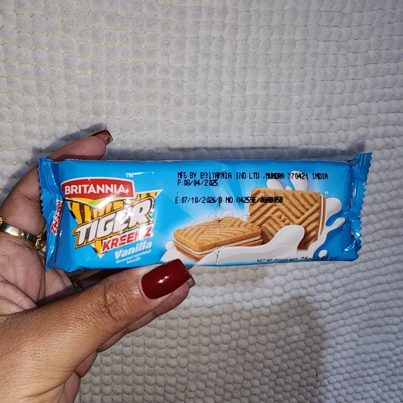 Galleta tiguer de vainilla 