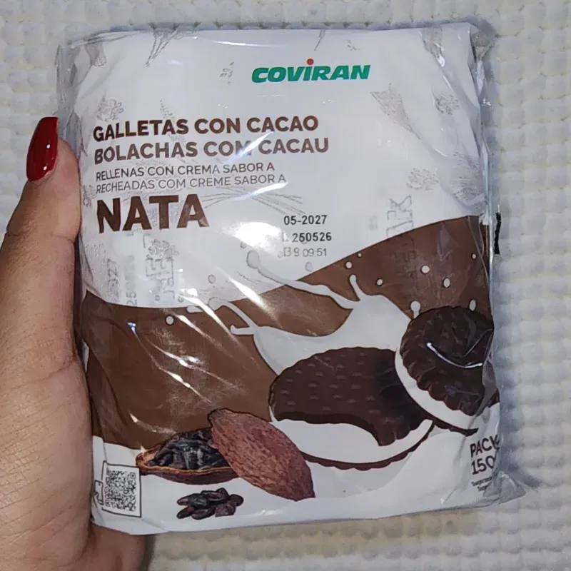 Galletas de Cacao con crema 