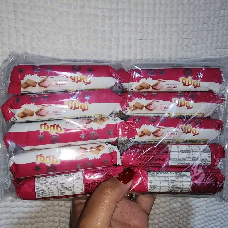 Galletas rellenas con fresa 🍓 