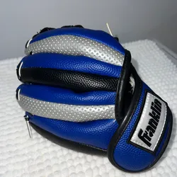 Guante de béisbol color azul 