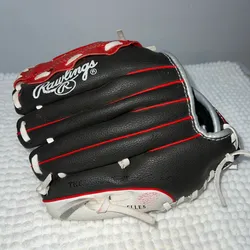 Guante de béisbol color rojo 