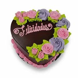 Cake corazón de chocolate 🍫 