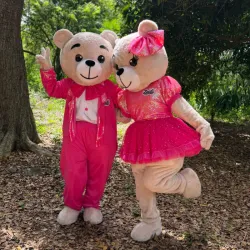 Ositos amor en rosa fucsia 💕🤍