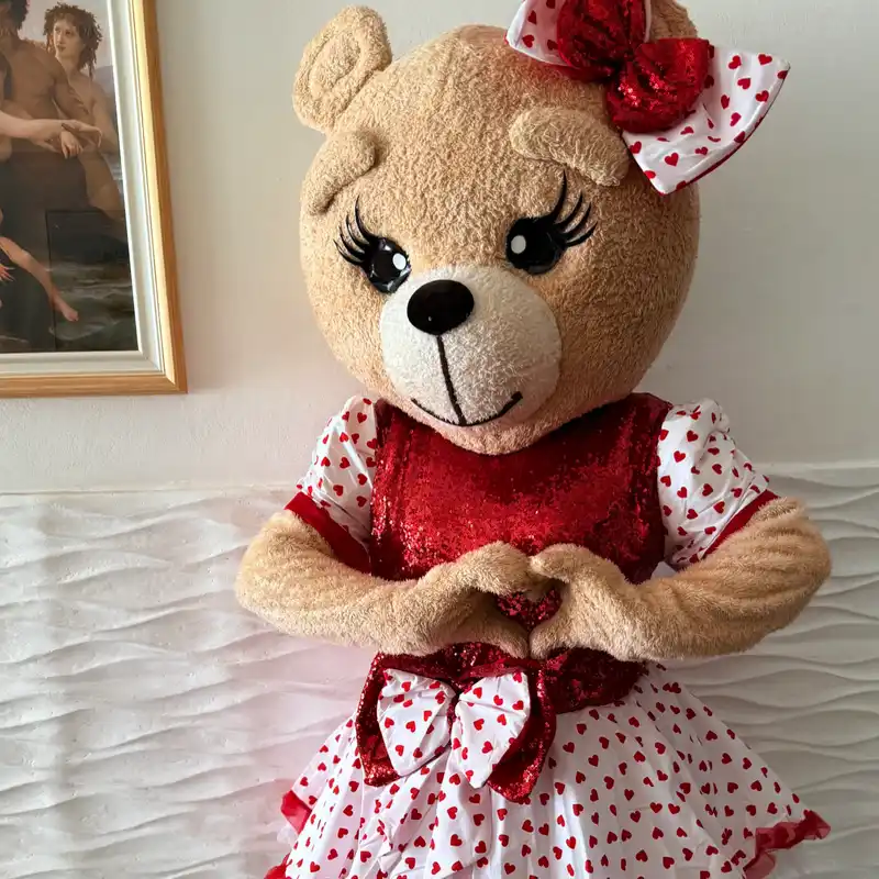 Osita Amor de corazón ❤️ 🤍