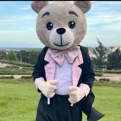 Animación de osito rosado