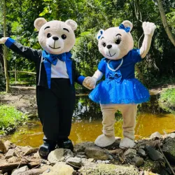 Ositos amor en azul rey 💙