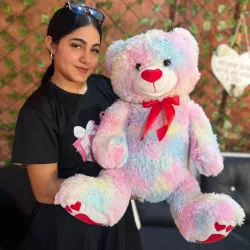 Oso de peluche arcoiris