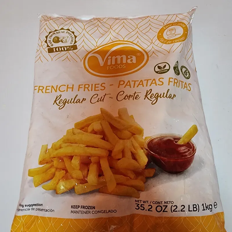 Paquete de papas pre-fritas 