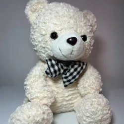 Peluche blanco con lacito